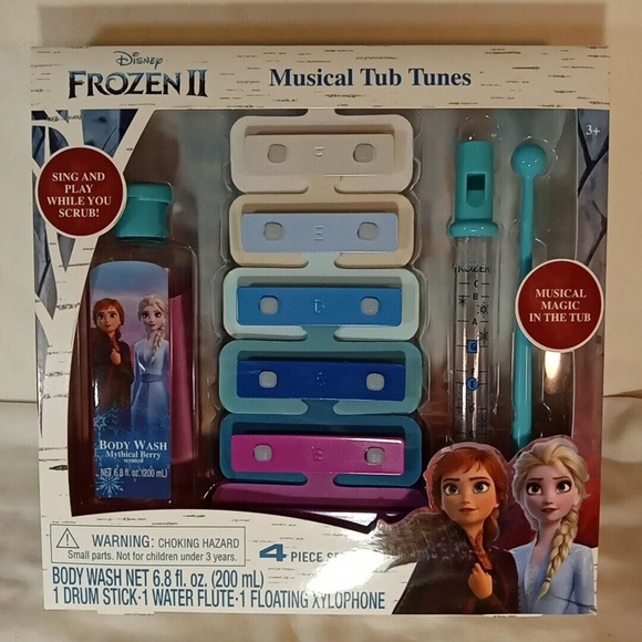 Disney Frozen Musical Tub Tunes Piece Bath Set w/ Xylophone years  up